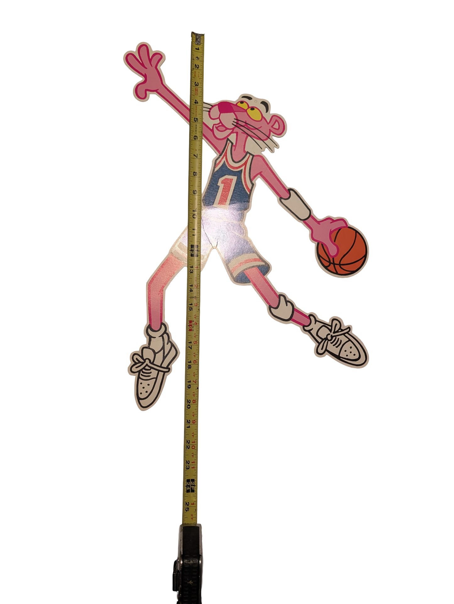 Vintage Pink Panther Basketball Wall Cutout