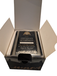 LTSC - "Oh Give me a home" COA Included