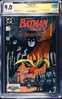 Batman Year Three Complete Set #436-439 JSA Autographed Lot