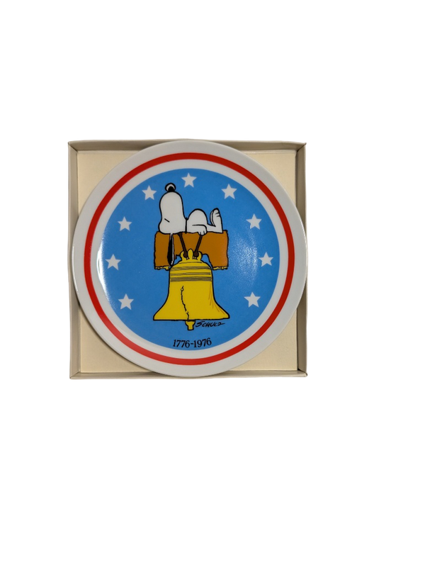 Charles Schultz PEANUTS '76 Bicentennial Plate