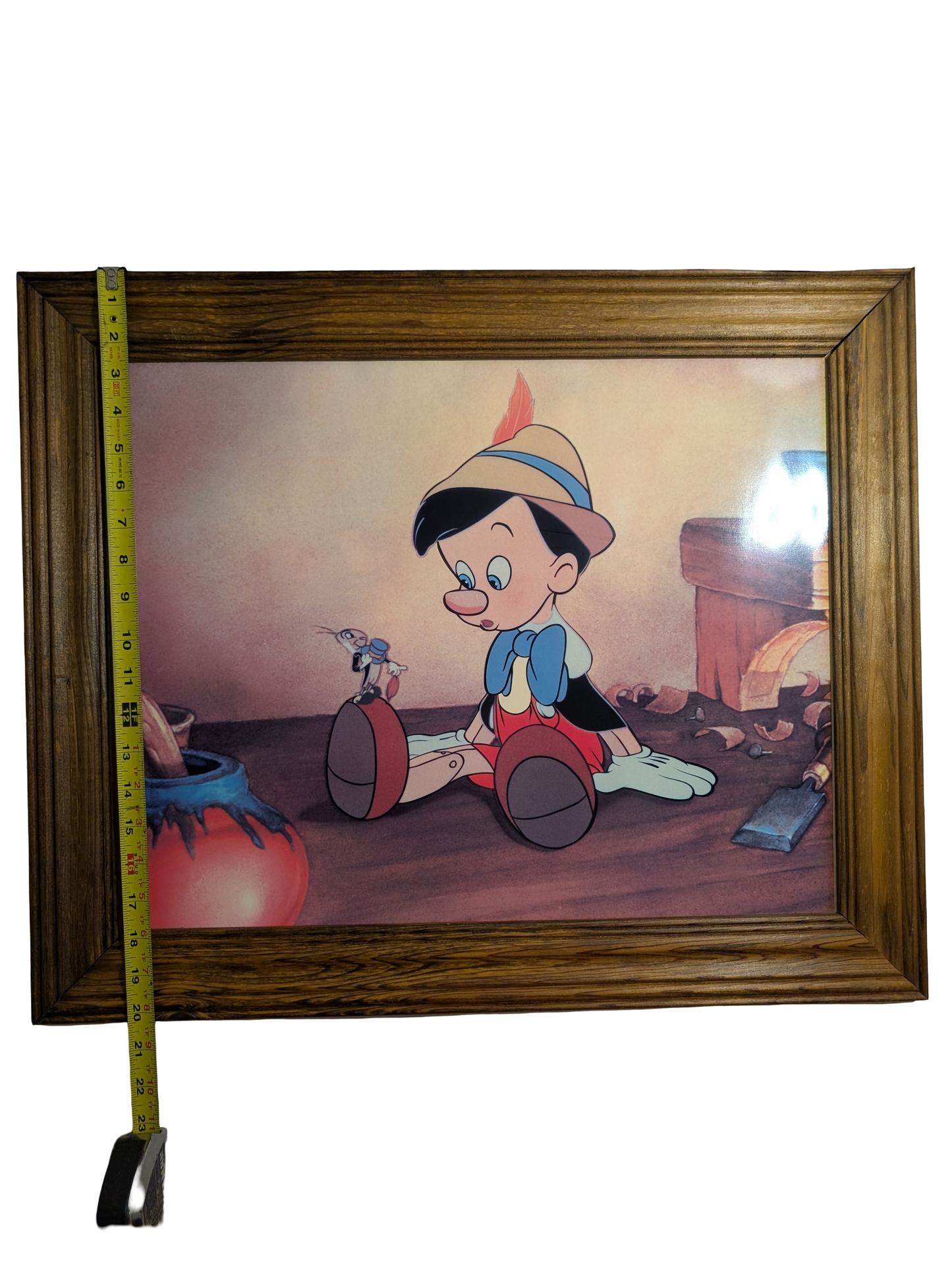 Walt Disney Pictures Pinocchio Poster 20in x 24in framed