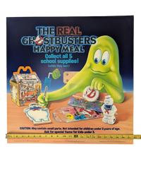 "Ghostbusters" 1987 McDonald's Happy Meal Poster 21.75" x 21.75"