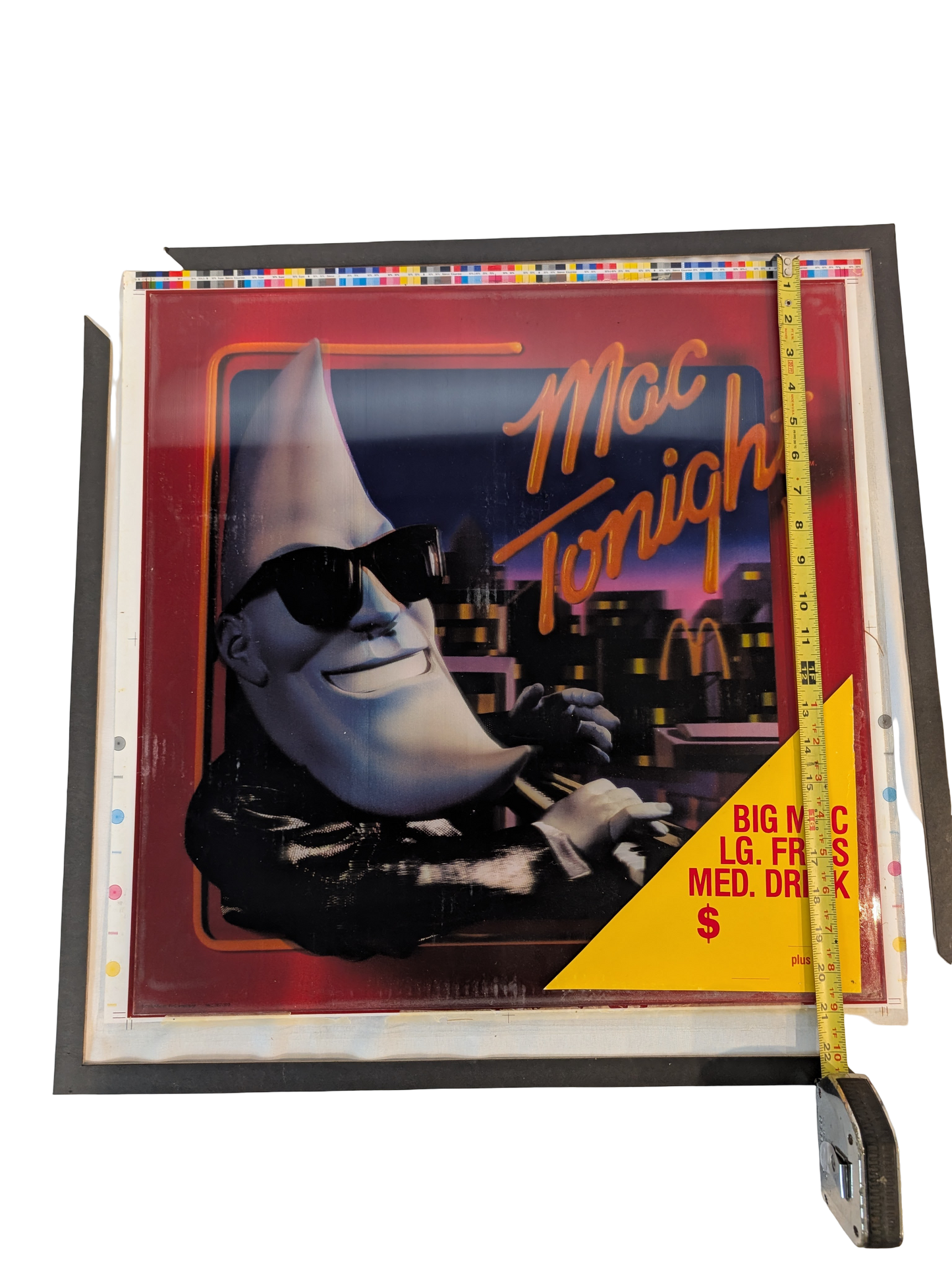 McDonald's Mac Tonight 1987 Translite Sign
